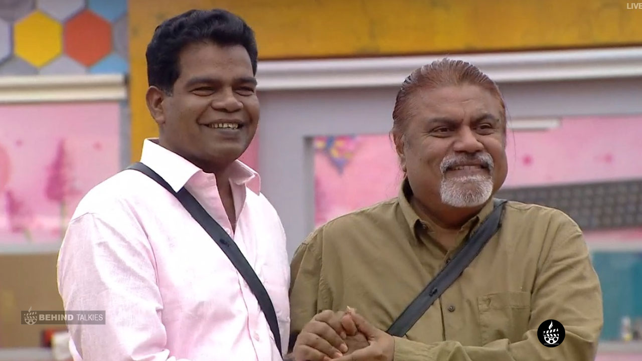Ponambalam with Anand in Bigg Boss
