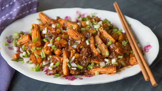 Just Wow Recipe, Chili Baby Corn