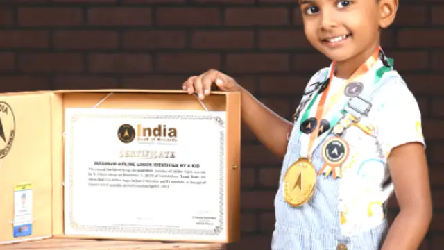 At age 3, have set 6 records, Inian identified 125 car models in five minutes!