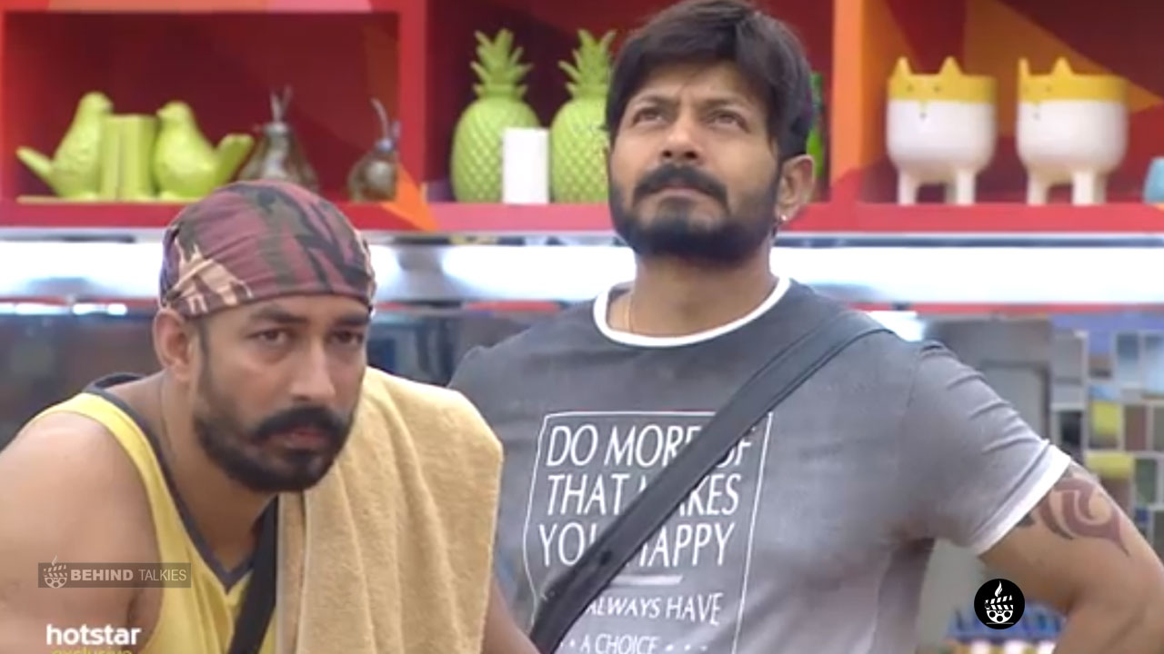 Amit Tiwari and Kaushal in Bigg Boss House