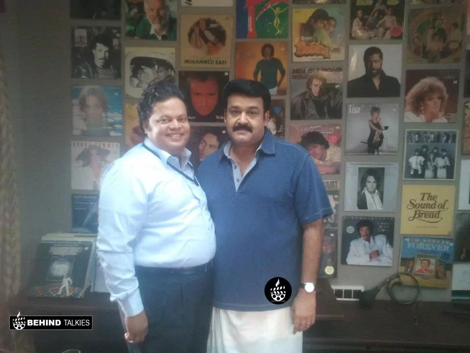 Anoop Chandran With Mohanlal