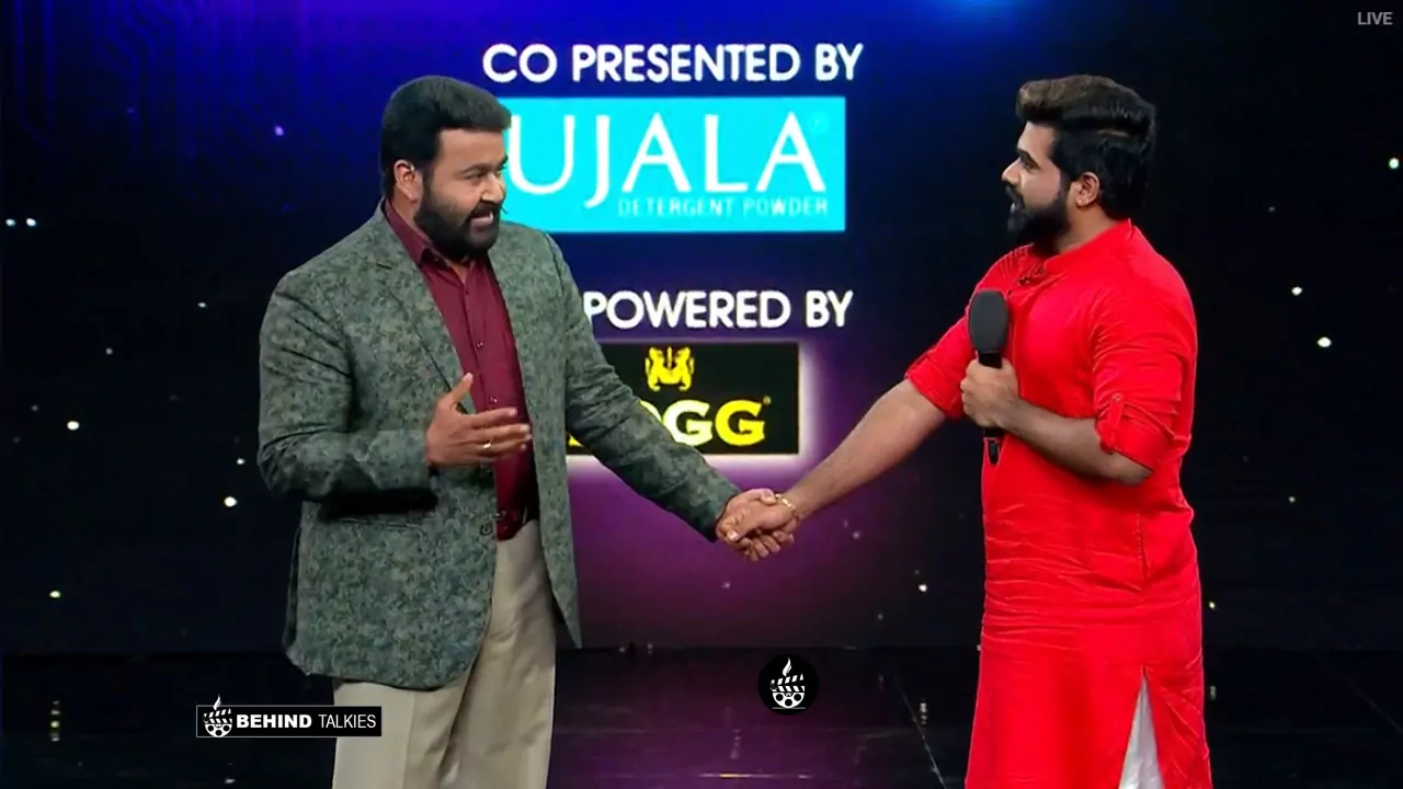 Deepan Murali With Mohan lal in Bigg Boss