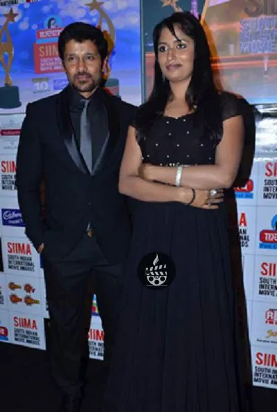 Vikram and his wife shailaja balakrishnan