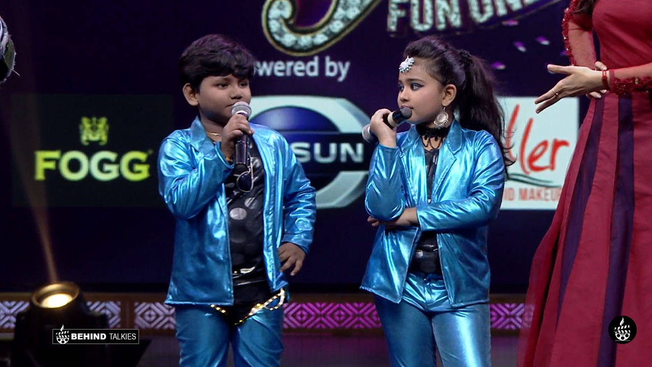 Jatti Jaganathan and Uthra in Jodi Fun Unlimited