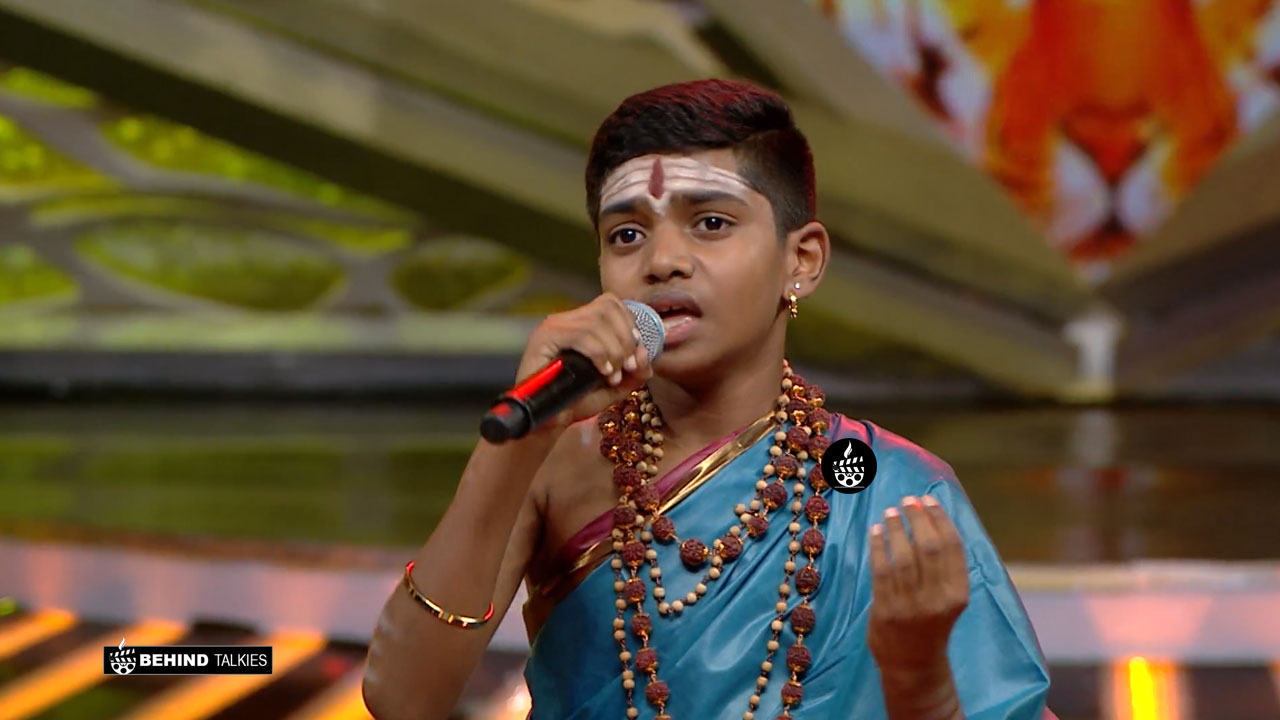 Super Singer Srinivas in Getup round